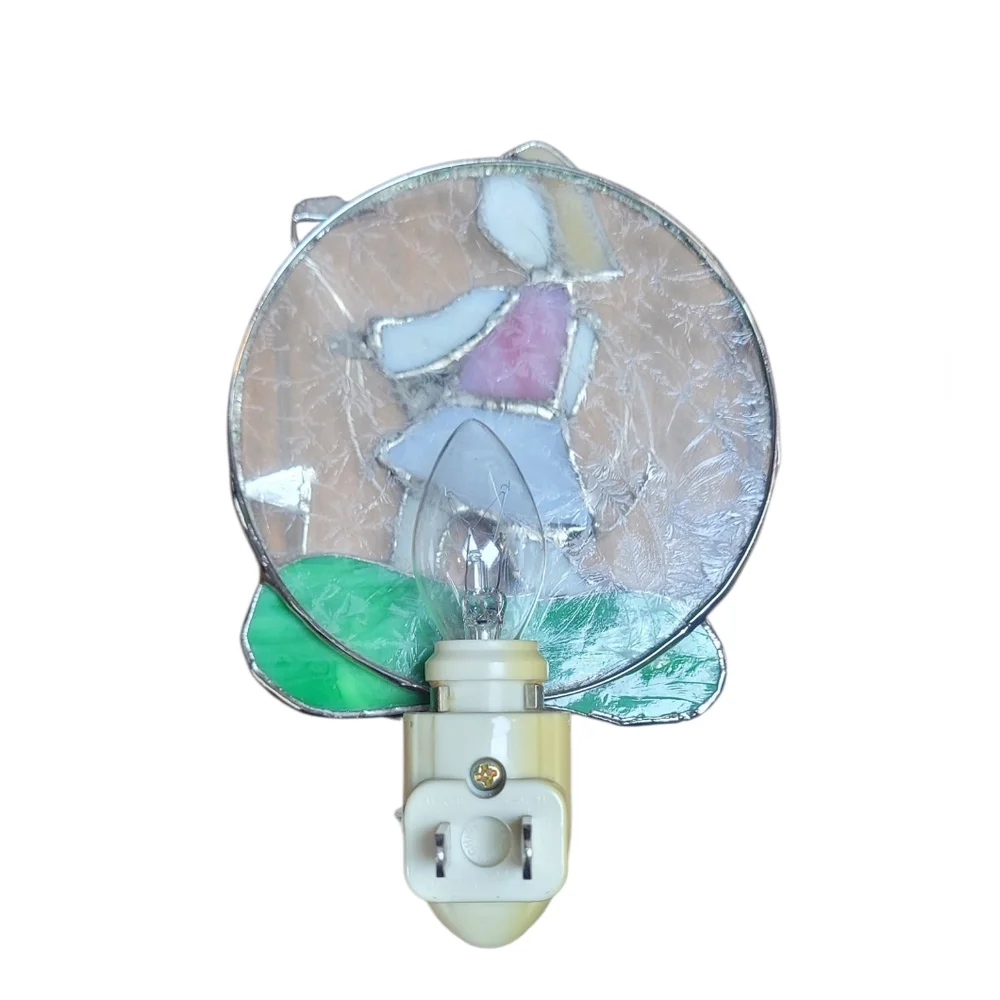 Stained Glass Golfer Night Light